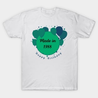 Happy Birthday 1988 T-Shirt